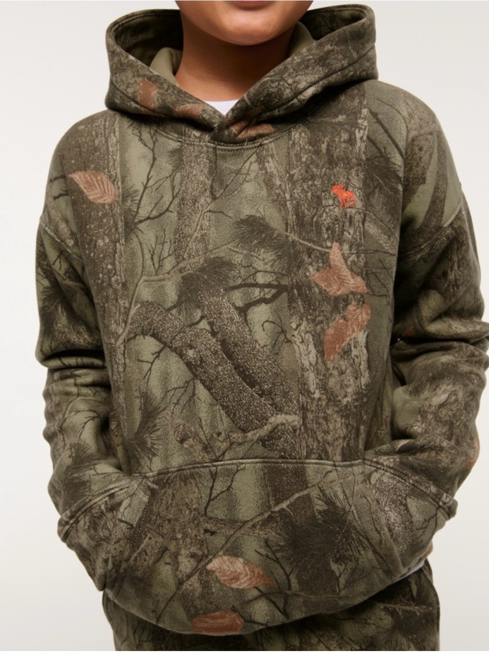 Abercrombie Boys Camo Hoodie Size 7/8 Brand New with tags
